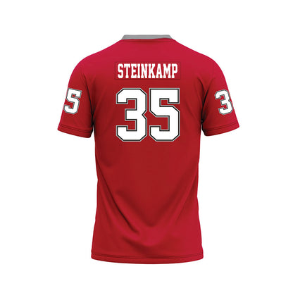 New Mexico - NCAA Football : Charles Steinkamp - Red Premium Football Jersey-1