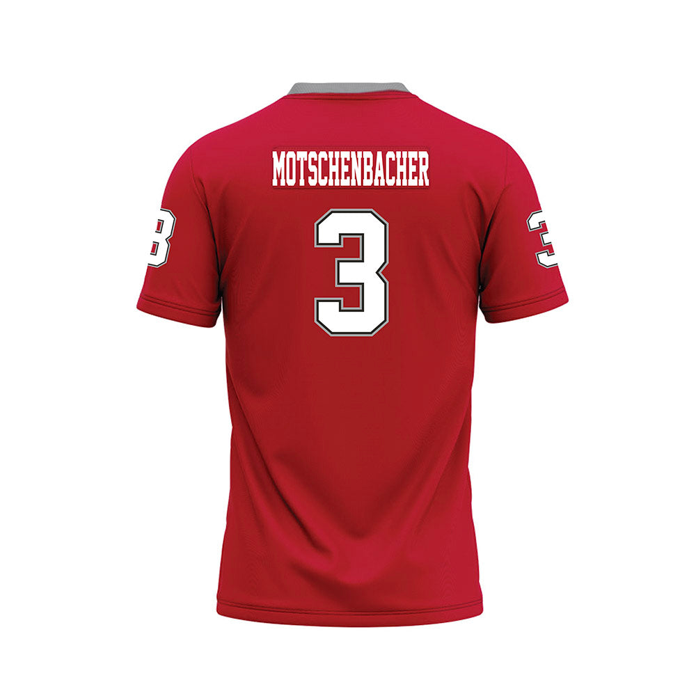 New Mexico - NCAA Football : Gabriel Motschenbacher - Red Premium Football Jersey-1