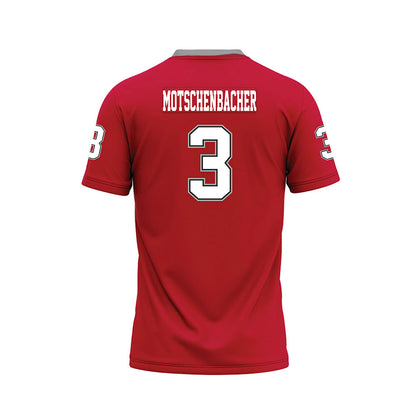 New Mexico - NCAA Football : Gabriel Motschenbacher - Red Premium Football Jersey-1