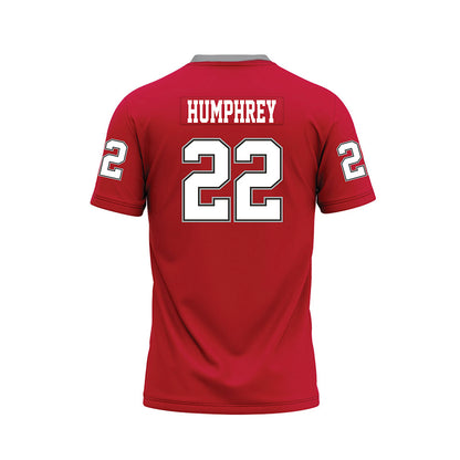 New Mexico - NCAA Football : Scottre Humphrey - Red Premium Football Jersey-1