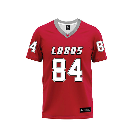 New Mexico - NCAA Football : Xavier Van - Red Premium Football Jersey-0
