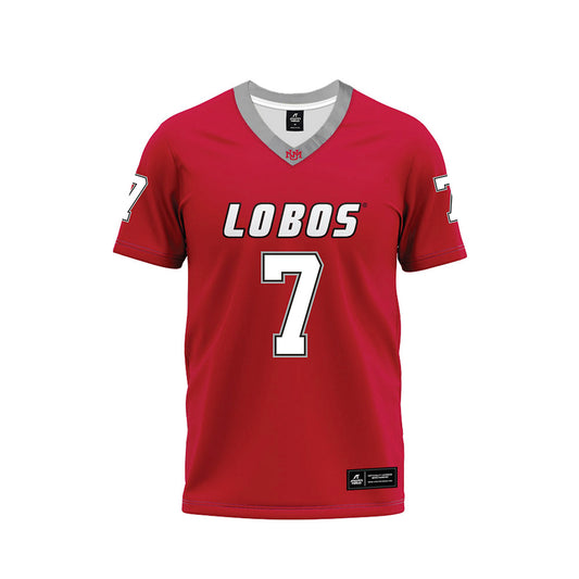 New Mexico - NCAA Football : Dorian Thomas - Red Premium Football Jersey-0