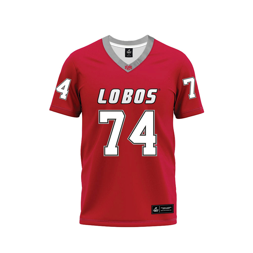 New Mexico - NCAA Football : Marcus Stevens - Red Premium Football Jersey-0