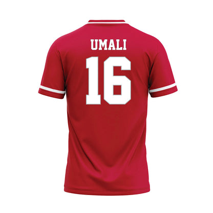 New Mexico - NCAA Softball : Brooke Umali - Red Baseball Jersey-1