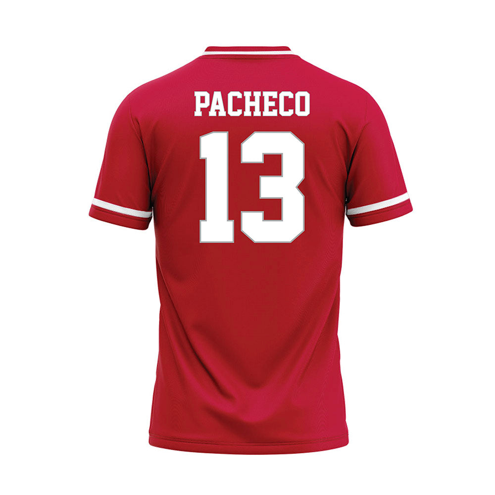  - NCAA Softball : Mya Pacheco - Red Baseball Jersey-1