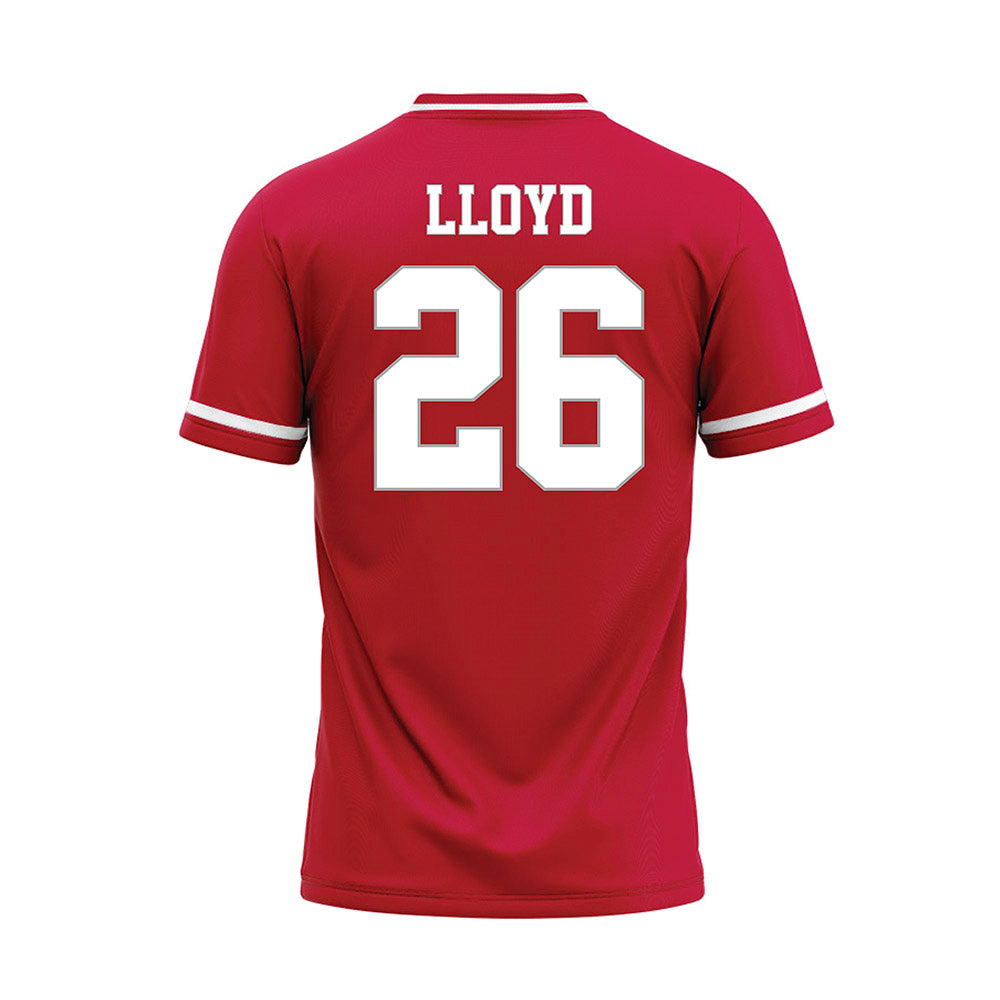 New Mexico - NCAA Softball : Jasmyn Lloyd - Red Baseball Jersey-1