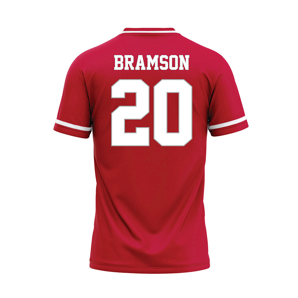 New Mexico - NCAA Softball : Emma Bramson - Red Baseball Jersey-1