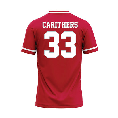 New Mexico - NCAA Softball : Sydney Carithers - Red Baseball Jersey-1