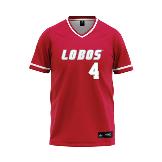 New Mexico - NCAA Softball : Ava Castillo - Red Baseball Jersey-0