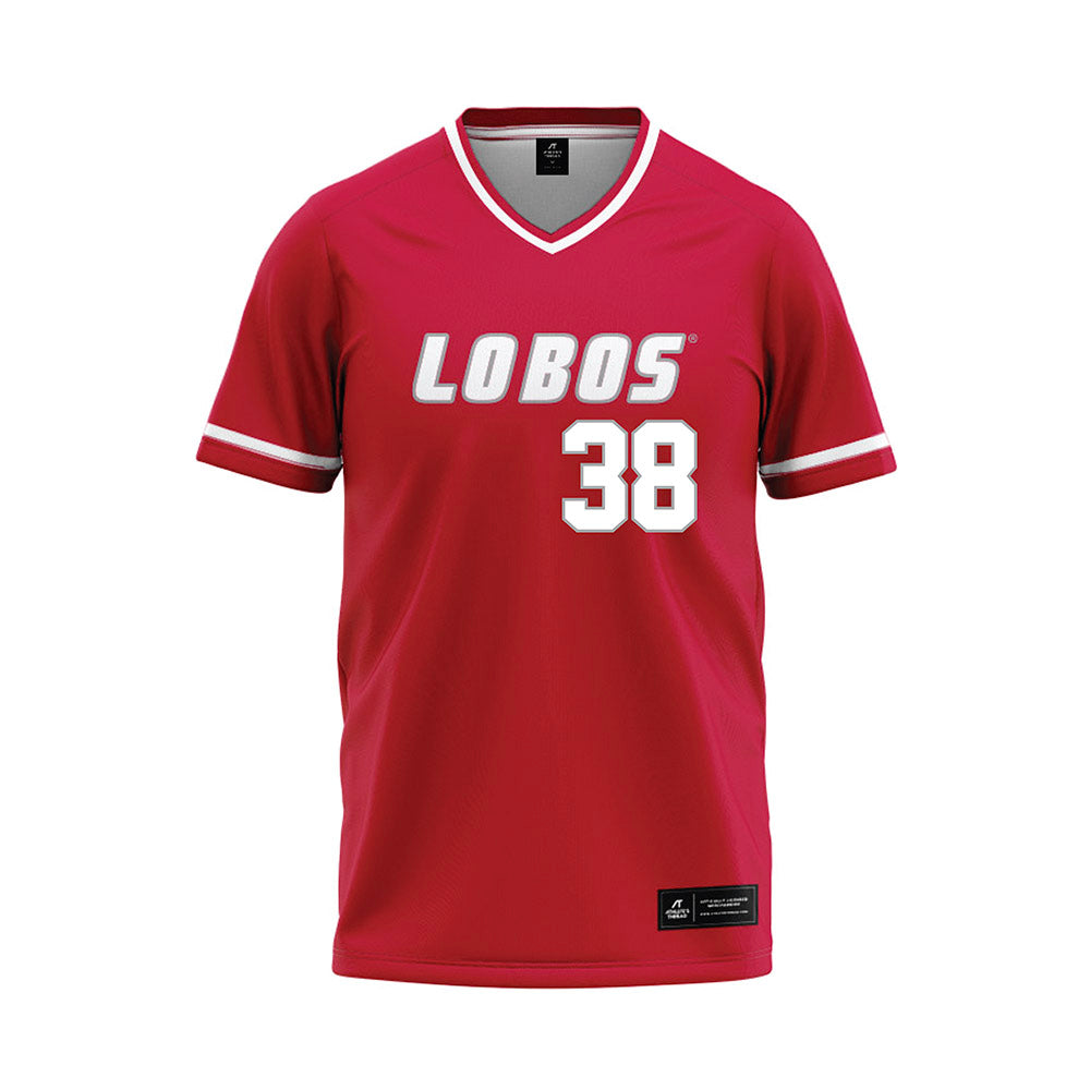 New Mexico - NCAA Softball : Keyannah Chavez - Red Baseball Jersey-0