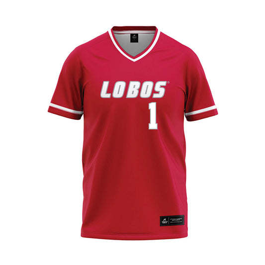 New Mexico - NCAA Softball : Gabrielle Briones - Red Baseball Jersey-0