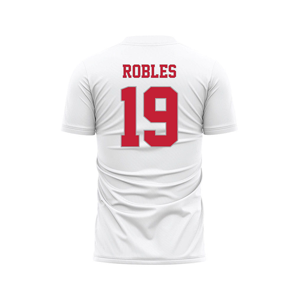 New Mexico - NCAA Women's Soccer : Taryn Robles - White Soccer Jersey-1