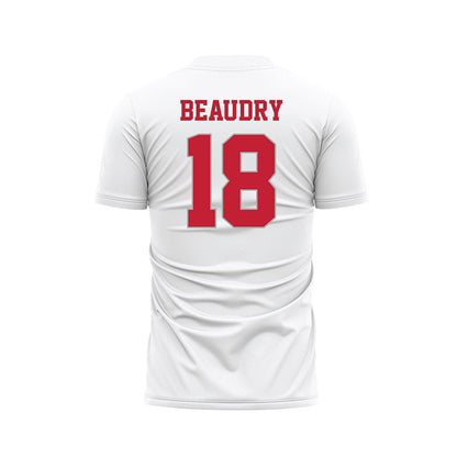 New Mexico - NCAA Women's Soccer : Gabby Beaudry - White Soccer Jersey-1