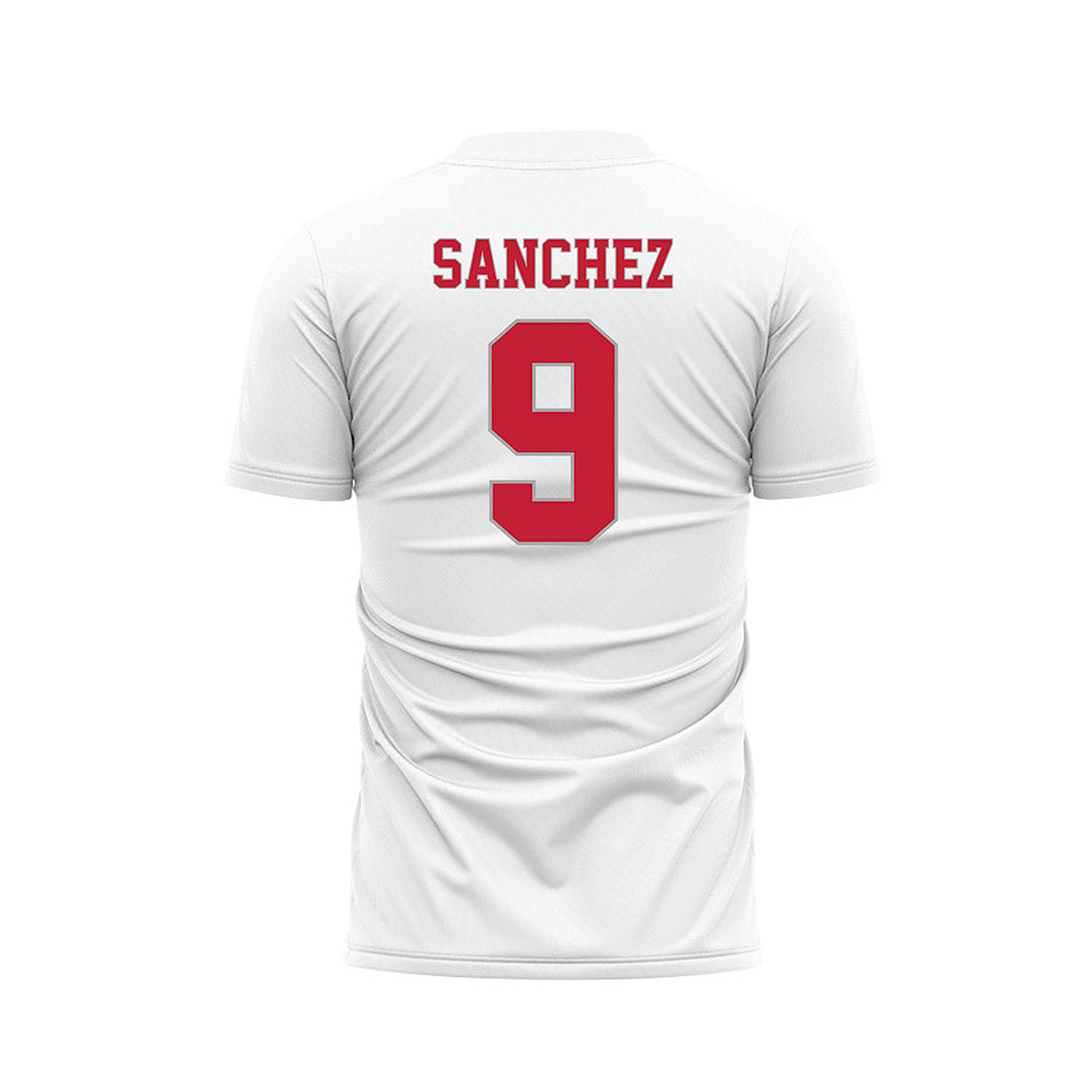 New Mexico - NCAA Women's Soccer : Savanah Sanchez - White Soccer Jersey-1