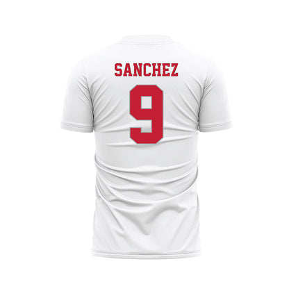 New Mexico - NCAA Women's Soccer : Savanah Sanchez - White Soccer Jersey-1