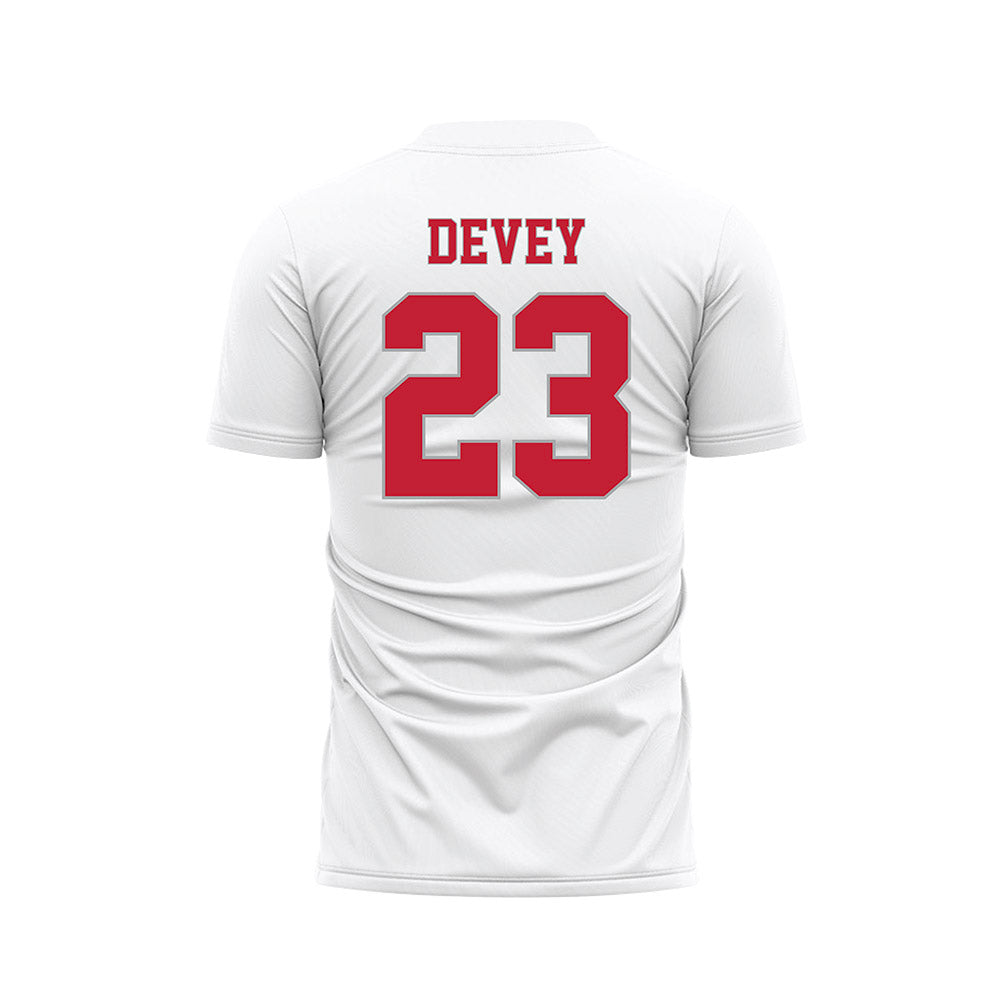 New Mexico - NCAA Women's Soccer : Presley Devey - White Soccer Jersey-1