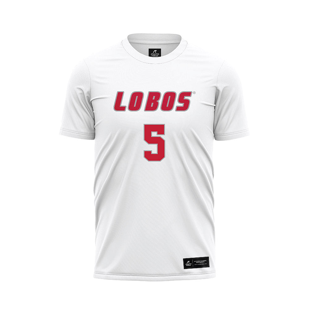 New Mexico - NCAA Women's Soccer : Ashley Moody - White Soccer Jersey-0