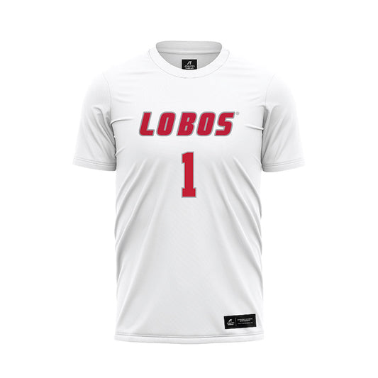 New Mexico - NCAA Women's Soccer : Alyson Campbell - White Soccer Jersey-0