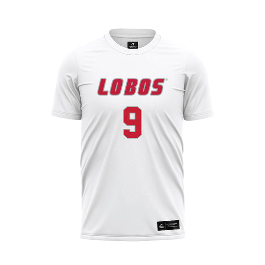 New Mexico - NCAA Women's Soccer : Savanah Sanchez - White Soccer Jersey-0