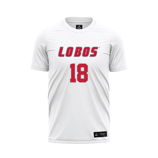 New Mexico - NCAA Women's Soccer : Gabby Beaudry - White Soccer Jersey-0