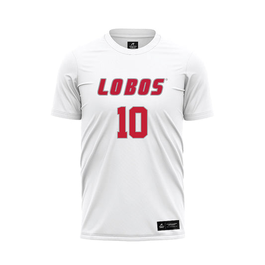 New Mexico - NCAA Women's Soccer : Macie Harris - White Soccer Jersey-0