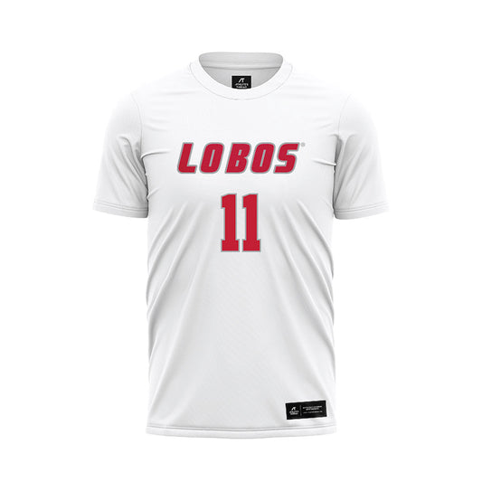 New Mexico - NCAA Women's Soccer : Kennedy Brown - White Soccer Jersey-0