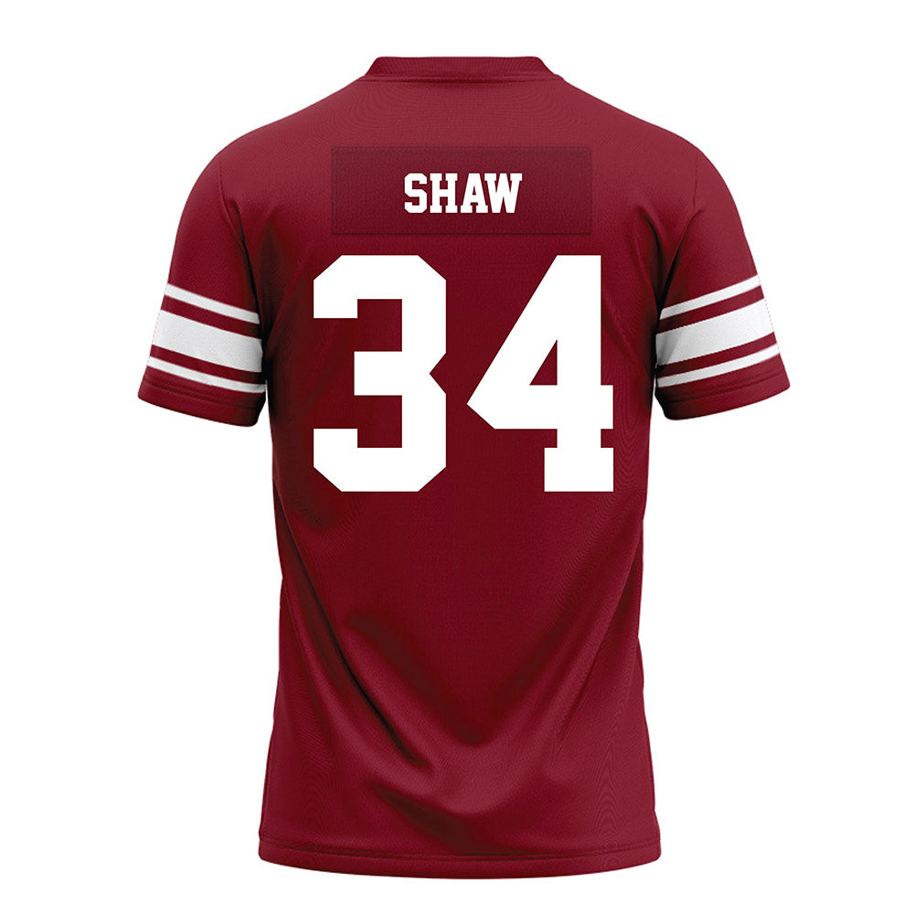Arkansas - NCAA Football : Jabrae Shaw - Cardinal Premium Football Jersey-1