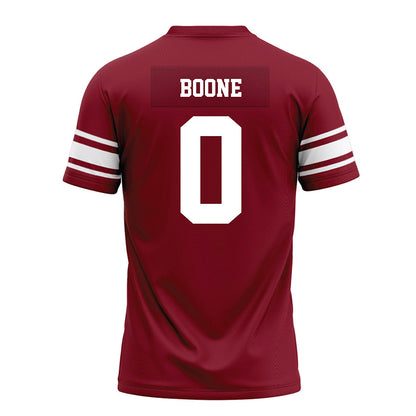 Arkansas - NCAA Football : Justus Boone - Cardinal Premium Football Jersey-1