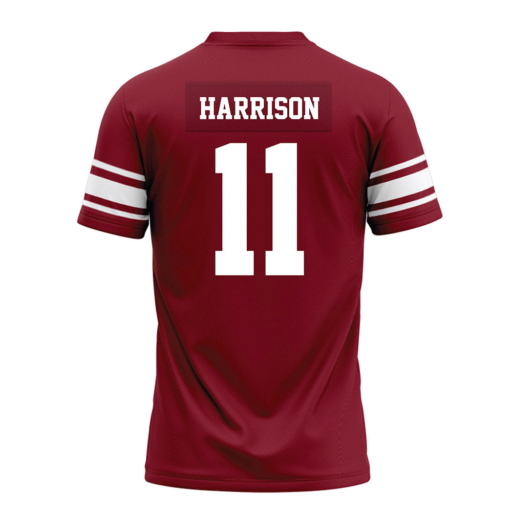 Arkansas - NCAA Football : Monte Harrison - Cardinal Premium Football Jersey-1