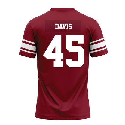 Arkansas - NCAA Football : Preston Davis - Cardinal Premium Football Jersey