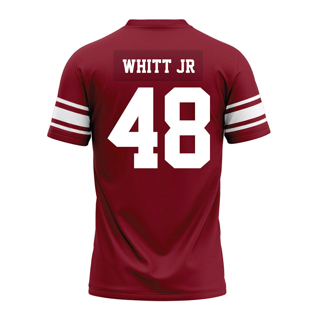 Arkansas - NCAA Football : Joseph Whitt Jr - Cardinal Premium Football Jersey