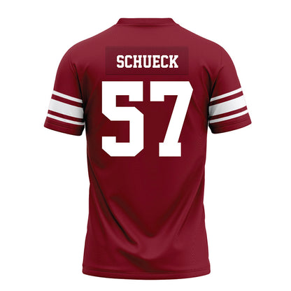 Arkansas - NCAA Football : Thomas Schueck - Cardinal Premium Football Jersey