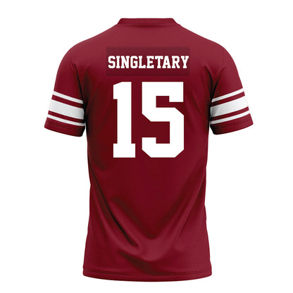 Arkansas - NCAA Football : Jaheim Singletary - Cardinal Premium Football Jersey