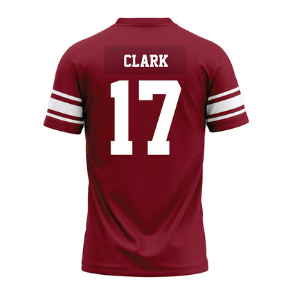 Arkansas - NCAA Football : Hudson Clark - Cardinal Premium Football Jersey