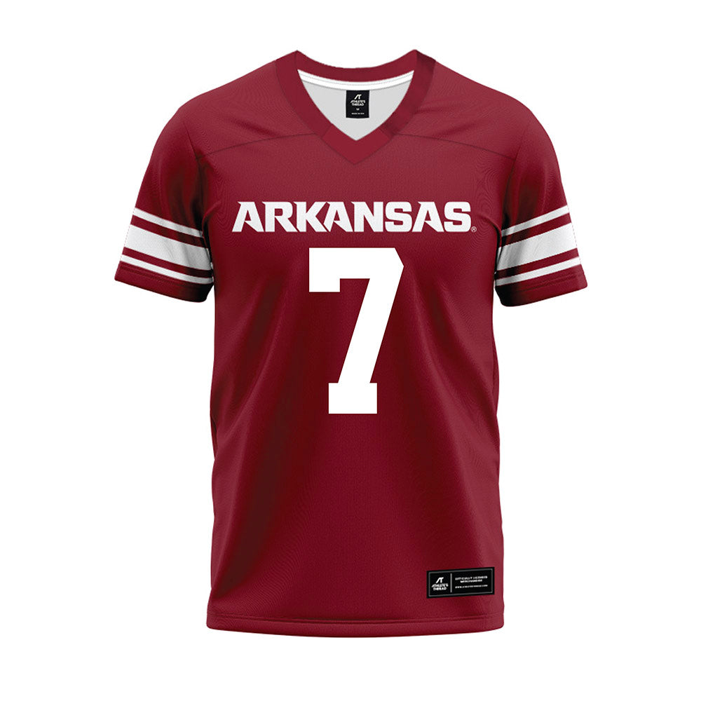 Arkansas - NCAA Football : Bradley Shaw - Cardinal Premium Football Jersey-0