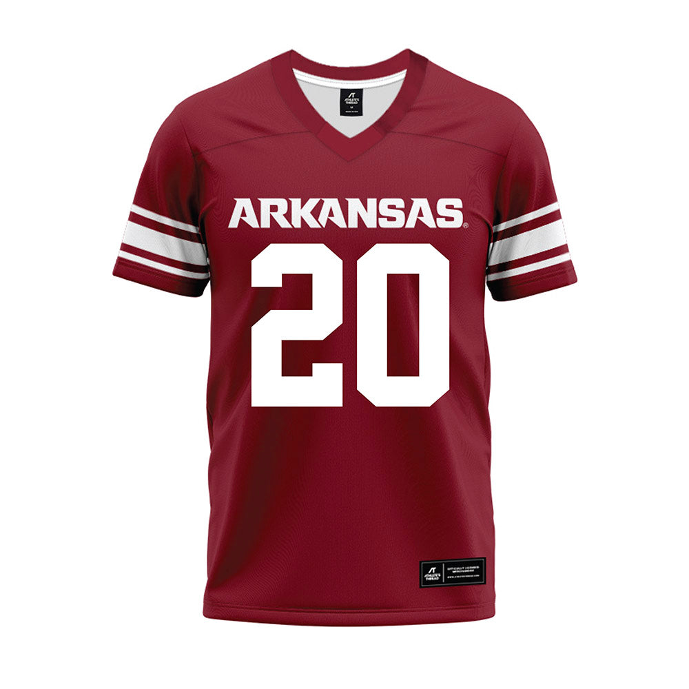 Arkansas - NCAA Football : Jayden Shelton - Cardinal Premium Football Jersey-0