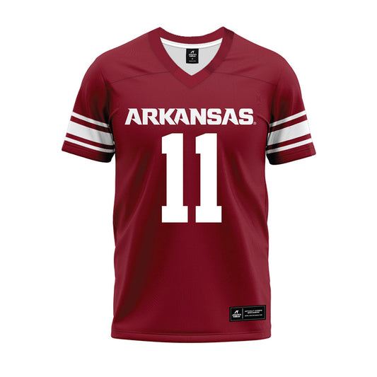 Arkansas - NCAA Football : Ken Talley - Cardinal Premium Football Jersey-0