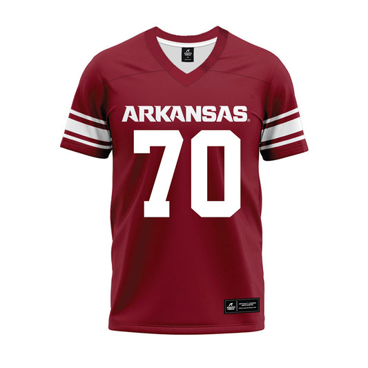 Arkansas - NCAA Football : Blake Cherry - Cardinal Premium Football Jersey-0