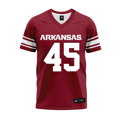 Arkansas - NCAA Football : Max Schmidly - Cardinal Premium Football Jersey