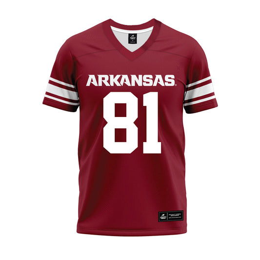 Arkansas - NCAA Football : Andreas Paaske - Cardinal Premium Football Jersey