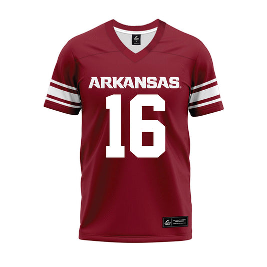 Arkansas - NCAA Football : Miguel Mitchell - Cardinal Premium Football Jersey-0