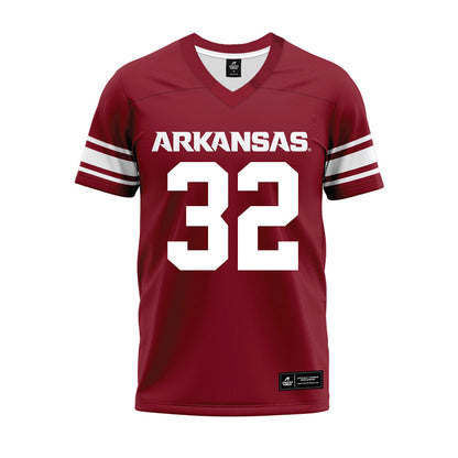 Arkansas - NCAA Football : Landon Phipps - Cardinal Premium Football Jersey-0