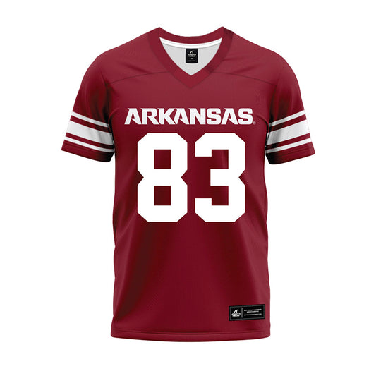 Arkansas - NCAA Football : Jaden Platt - Cardinal Premium Football Jersey-0