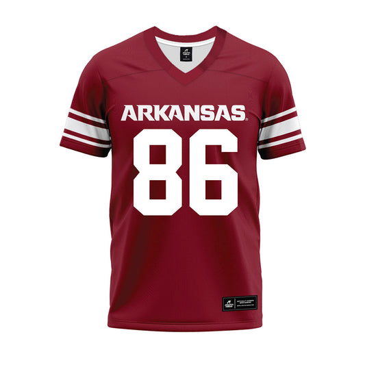 Arkansas - NCAA Football : Walker Catsavis - Cardinal Premium Football Jersey