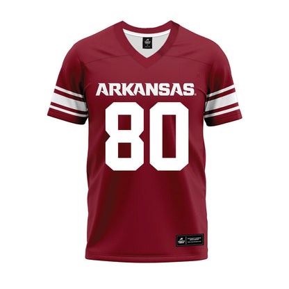 Arkansas - NCAA Football : Shamar Easter - Cardinal Premium Football Jersey