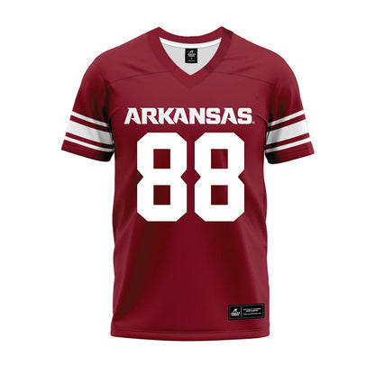 Arkansas - NCAA Football : Danny Saili - Cardinal Premium Football Jersey-0