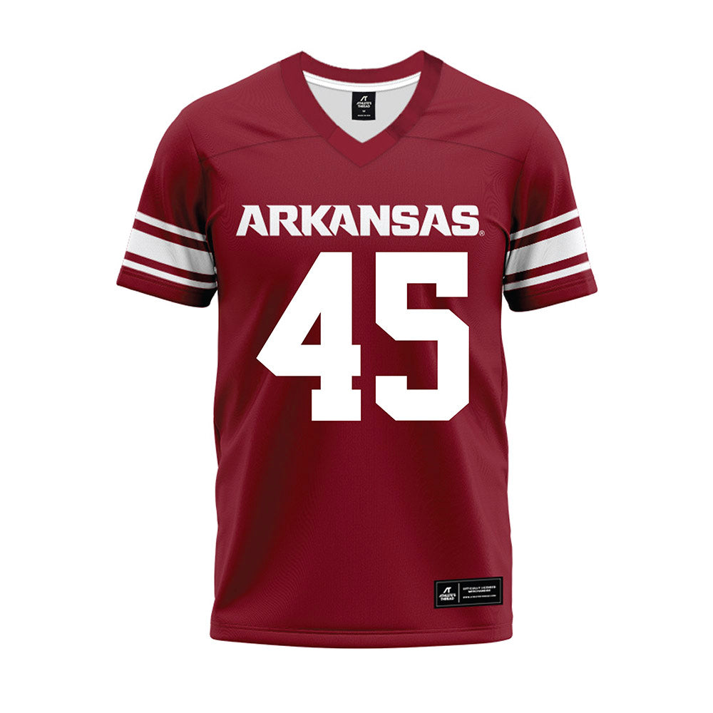 Arkansas - NCAA Football : Preston Davis - Cardinal Premium Football Jersey