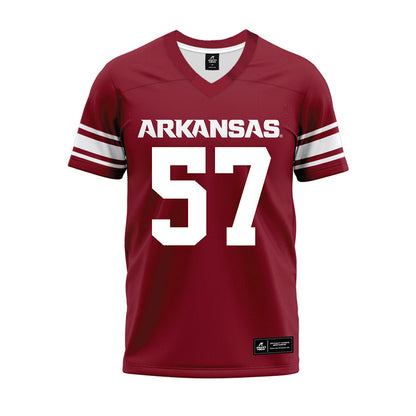 Arkansas - NCAA Football : Thomas Schueck - Cardinal Premium Football Jersey