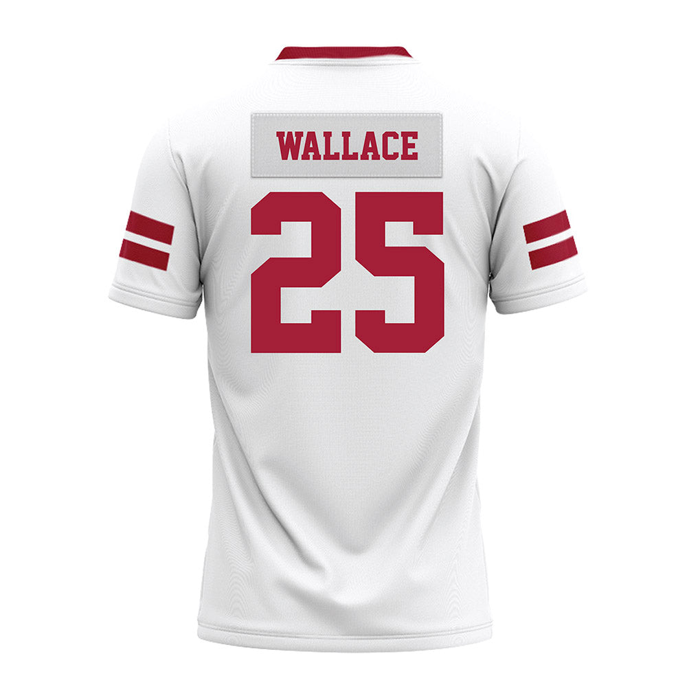 Arkansas - NCAA Football : Tavion Wallace - White Premium Football Jersey-1