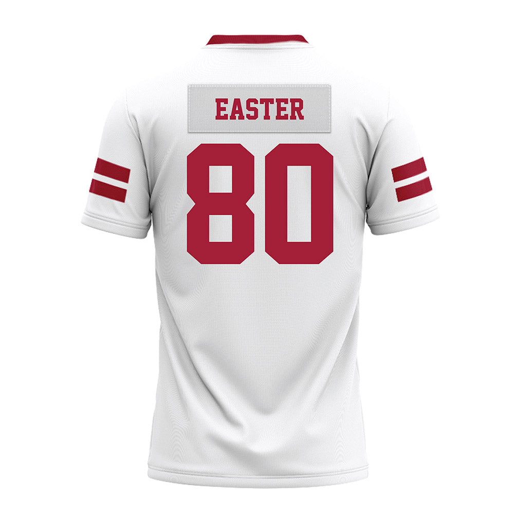 Arkansas - NCAA Football : Shamar Easter - White Premium Football Jersey-1